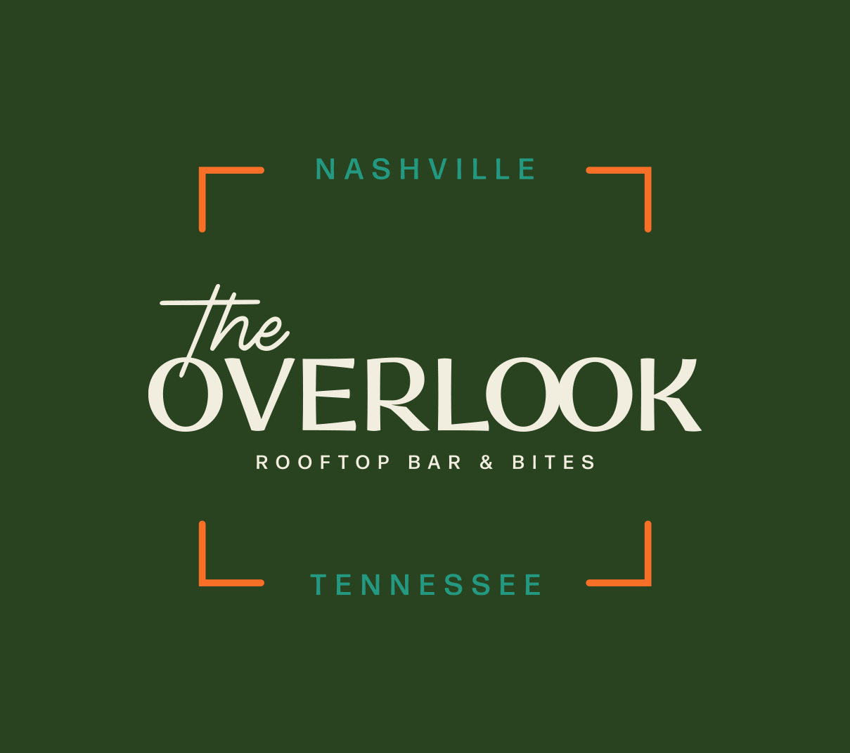 The Overlook additional mark with main logo, corner details, and 