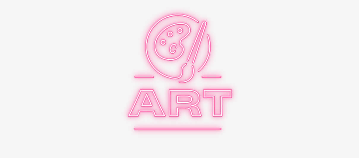 Life Is Beautiful Art Logo Lockup