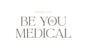 Primary Be You Medical logo in brown and tan
