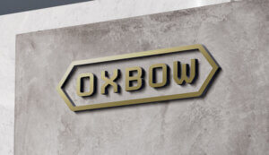 Oxbow gold luxury multifamily apartment signage