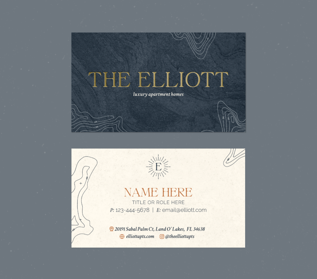 The Elliott Business Cards - ST8MNT BRAND AGENCY