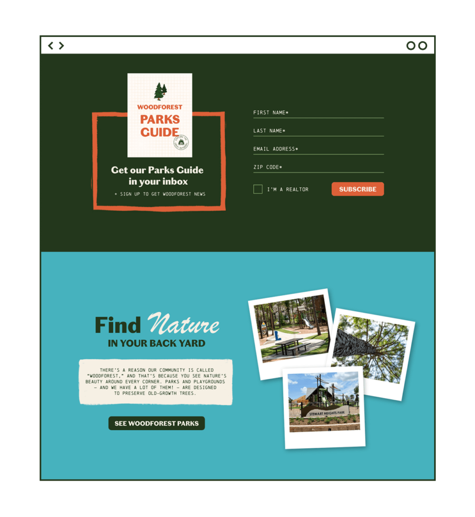 Woodforest Landing Page Contact ST8MNT BRAND AGENCY