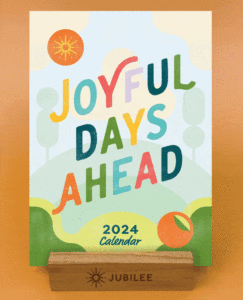GIF of Jubilee inspirational calendar designs created by ST8MNT as part of print collateral project for master-planned community in Texas