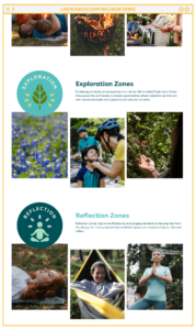 Wellness zones website design for master-planned community Jubilee by ST8MNT