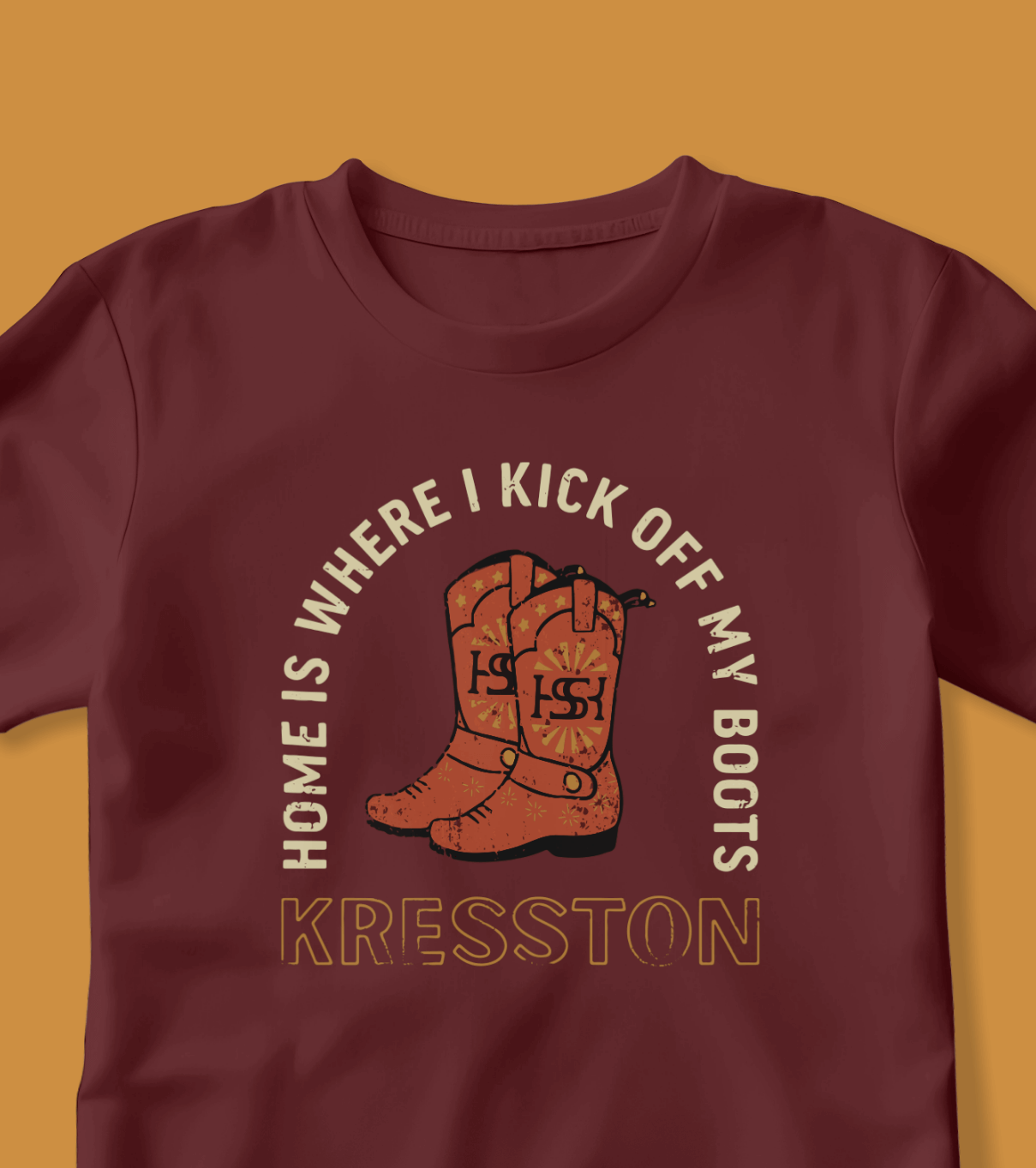 Kresston kids t-shirt designed as collateral piece by ST8MNT