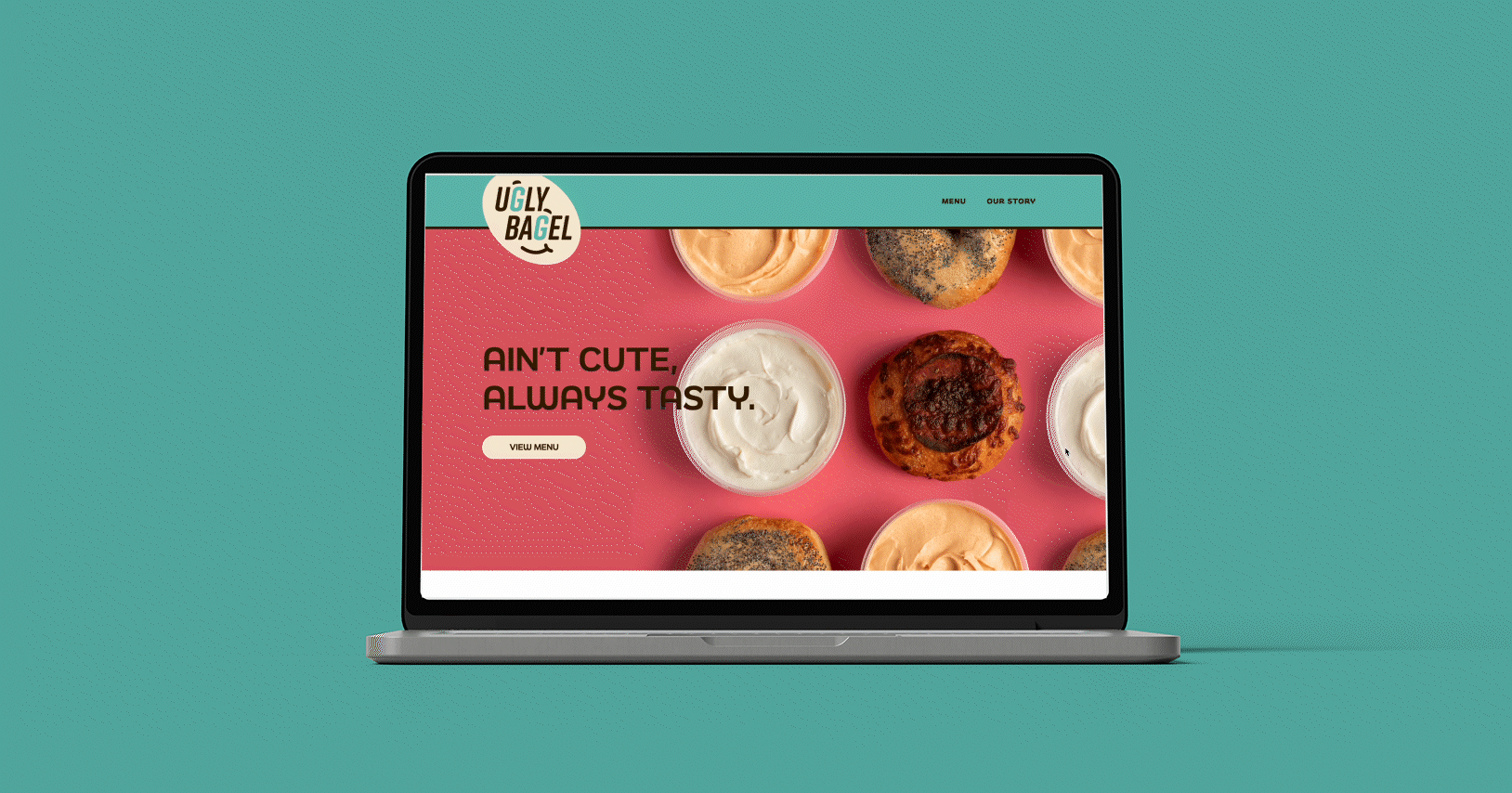 Ugly Bagel website design