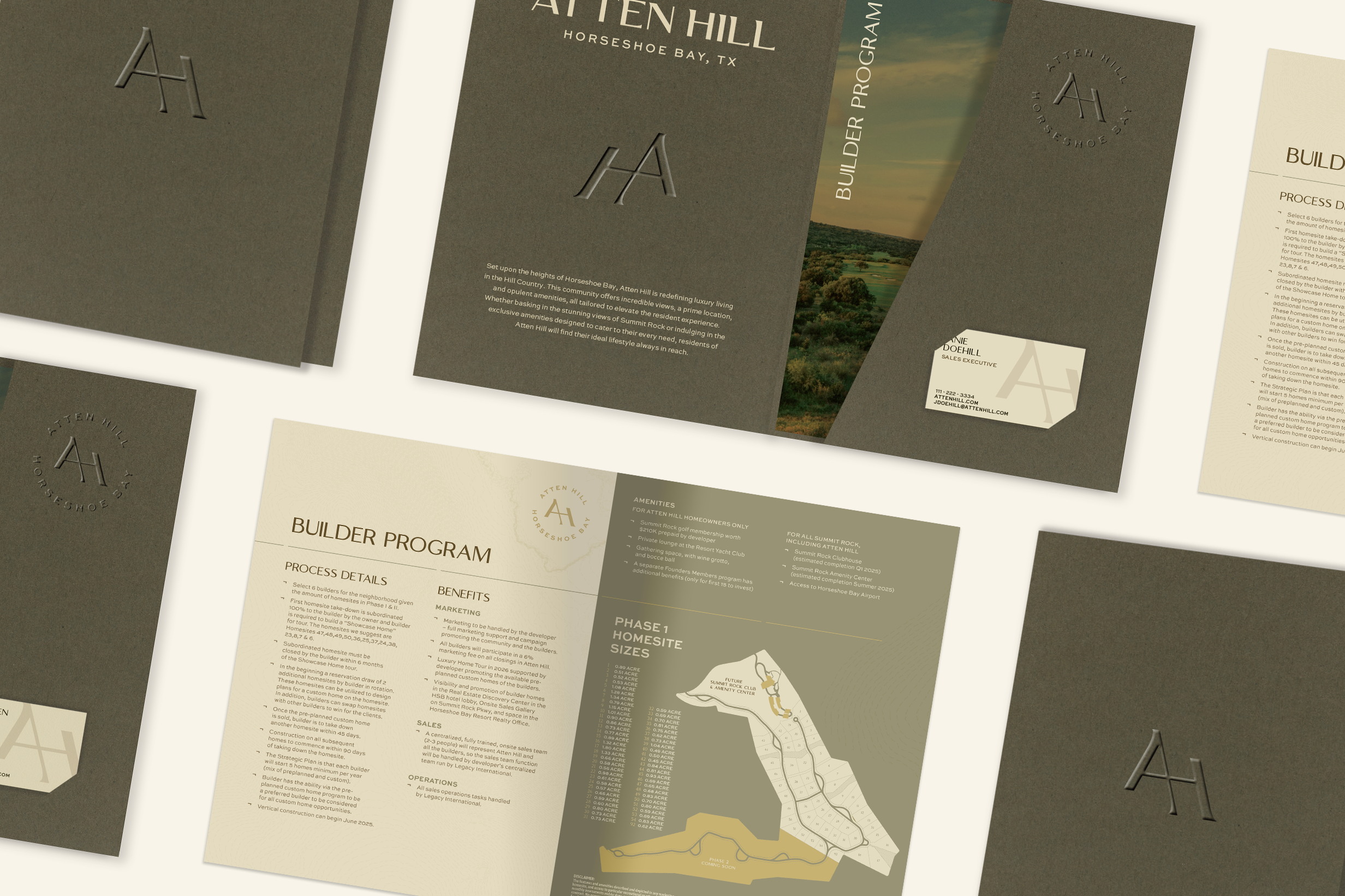 Atten Hill Builders Brochure Layout