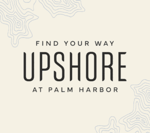 Upshore logo system showing various lockups as designed by ST8MNT