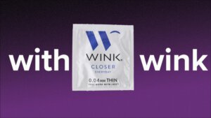 "with wink"