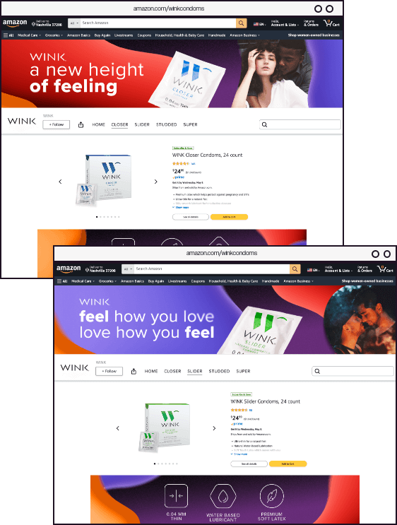Example of amazon product link