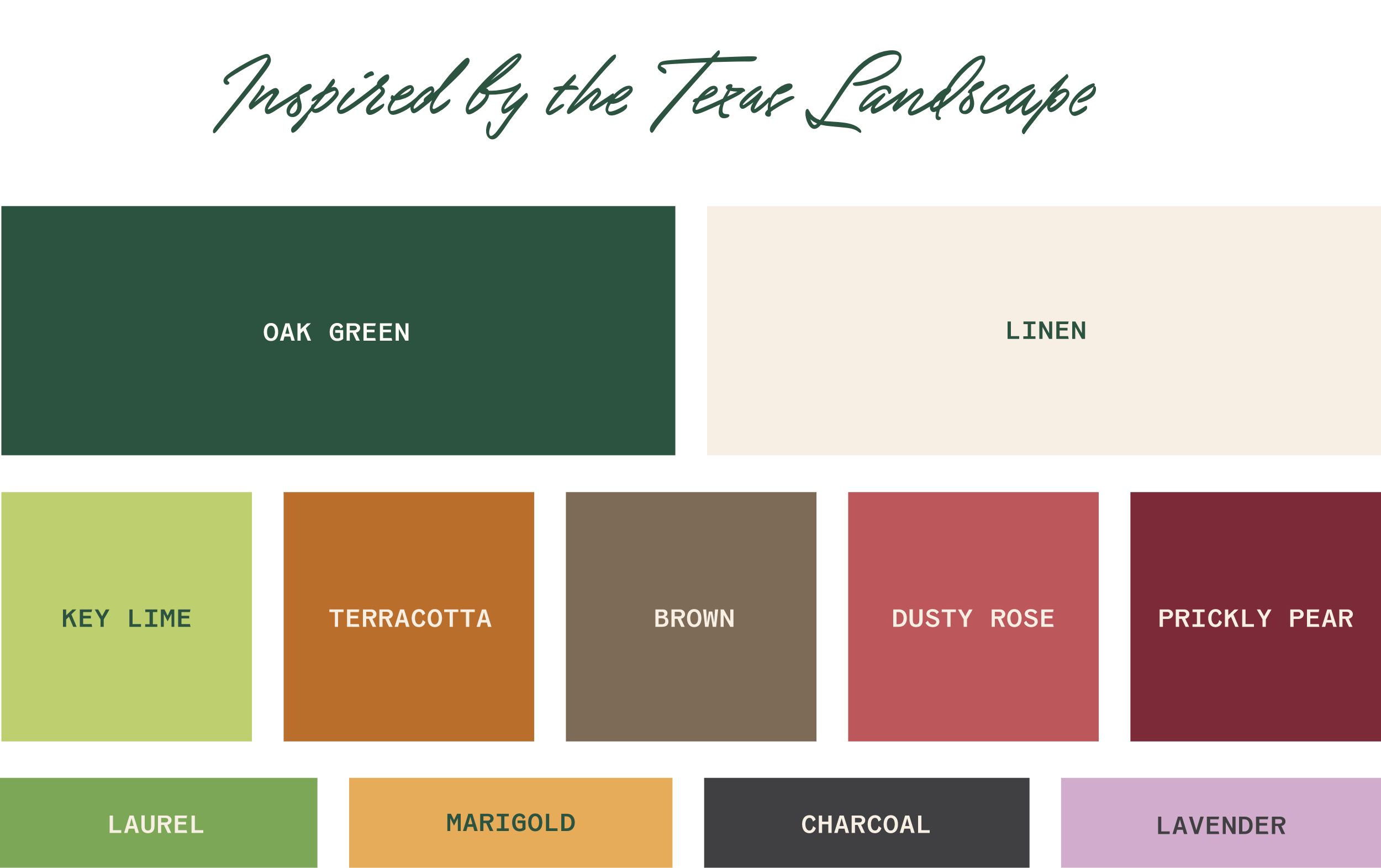 Color palette for Briggs Ranch created by ST8MNT with headline text 