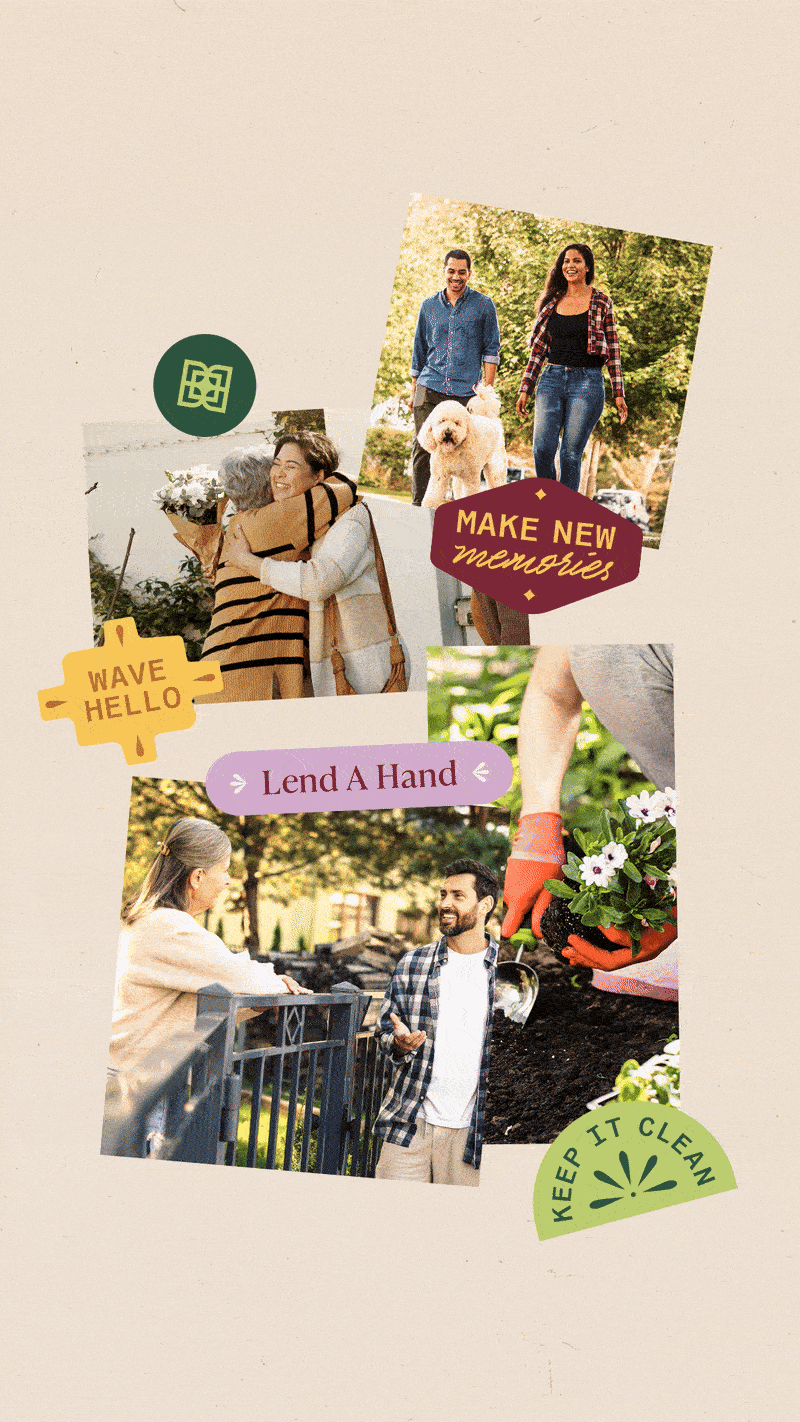 Social media reel with brand elements designed by ST8MNT for Briggs Ranch Community