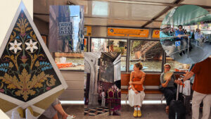 Collage of images from art director's travel to Venice, Italy and beyond